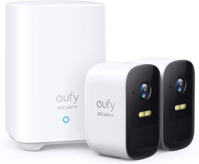 eufyCam 2C Wireless Home Security Camera System from eufy by Anker, 2-Cam Kit with 180-Day Battery, HomeKit Compatible, 1080p HD, IP67 Weatherproof, Night Vision, No Monthly Fee