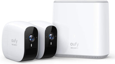 Wireless Home Security Camera System, eufy Security by Anker, eufyCam E 365-Day Battery Life, 1080p HD, IP65 Weatherproof, Night Vision, Compatible with Amazon Alexa, 2-Cam Kit, No Monthly Fee