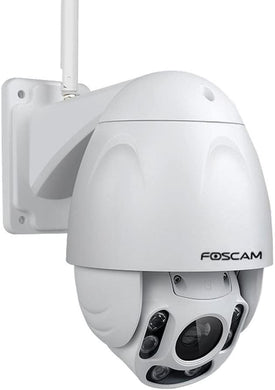 Foscam Outdoor PTZ (4X Optical Zoom) HD 1080P WiFi Security Camera - Pan Tilt Wireless IP Camera with Night Vision up to 196ft, IP66 Weatherproof Shell, WDR, Motion Alerts, and More (FI9928P)