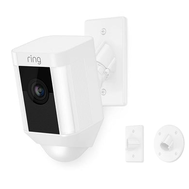 Ring Spotlight Cam Mount HD Security Camera, White