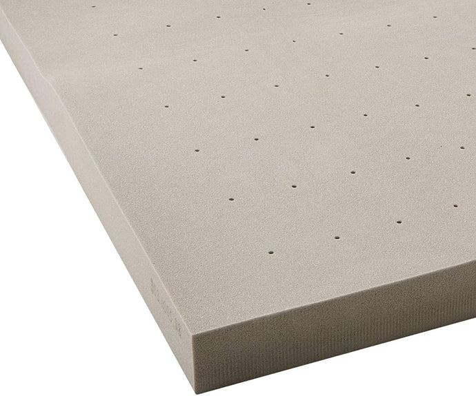 Lucid 4 Inch Bamboo Charcoal Memory Foam Mattress Topper - Twin