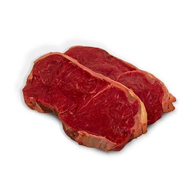 THE BUTCHER SHOPPE FROZEN BEEF STEAK STRIPLION C/C AA PACK OF 24 (4KG)