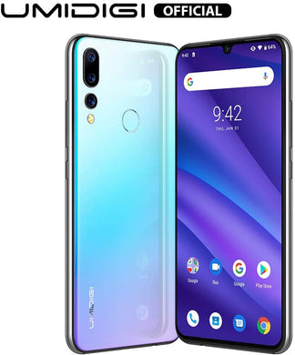 UMIDIGI A5 Pro 6.3'' FHD+ Unlocked Smartphone with Triple Main Camera(16MP+8MP+5MP), 32GB+4GB Ram GSM Cell Phones International Version, Dual 4G LTE, Android 9.0(Breathing Crystal)