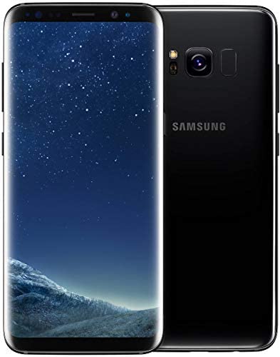 Samsung Galaxy S8 (G950u GSM only) 5.8in 64GB, Unlocked Smartphone for All GSM Carriers - Midnight Black (Renewed)