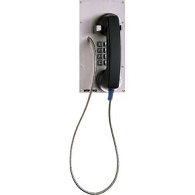 Viking Electronics Hot-Line Stainless Steel Panel Phone Armored Cable Keyp