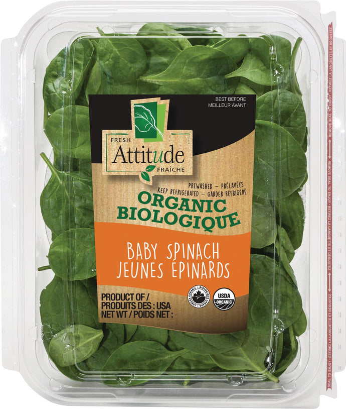 Fresh Attitude Organic Baby Spinach