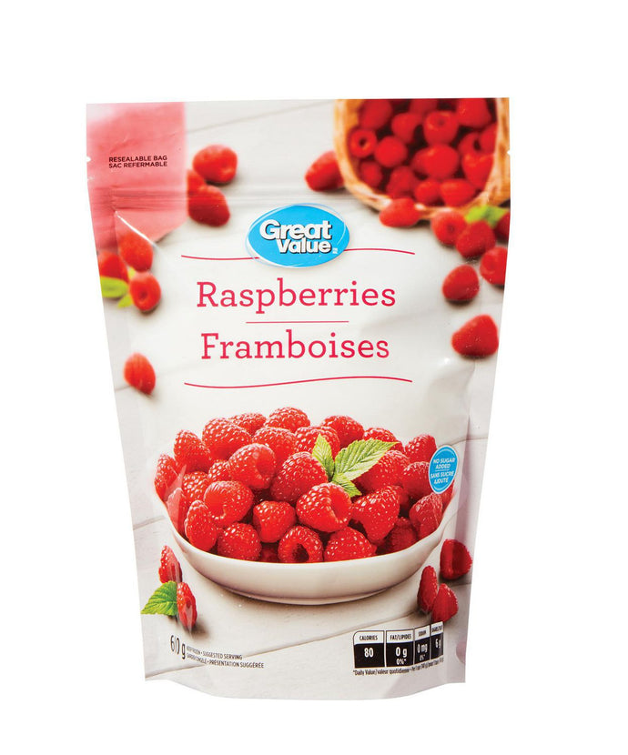 Great Value Frozen Raspberries