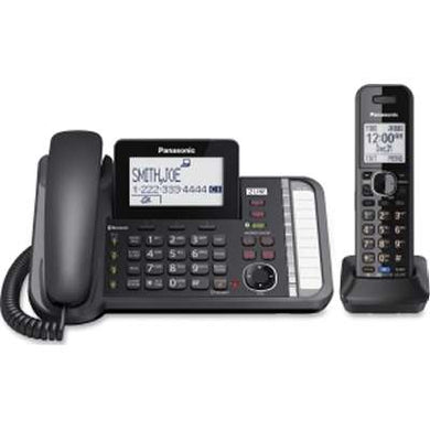 Panasonic 2-Line Dect 6.0 Corded/Cordless 1 Handset Expandable to 6 LINK2CELL 2 Digital