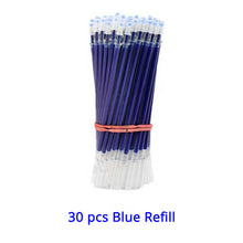 30PCS Gel Pen Set School supplies Black Blue Red ink Color 0.5mm Ballpoint pen Students School Office Stationery