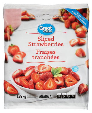Great Value Sliced Strawberries
