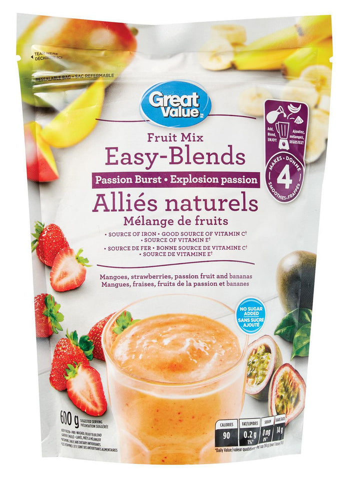 Great Value Easy-Blends Passion Burst Fruit Mix