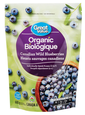 Great Value Organic Wild Blueberries