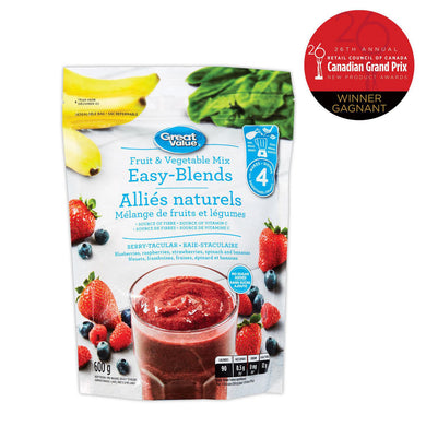 Great Value Fruit and Vegetables Mix Berry-tacular Easy Blends