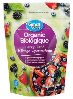 Great Value Organic Berry Blend