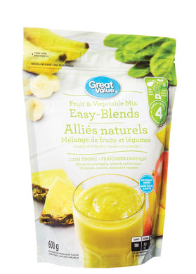 Great Value Fruit and Vegetable Mix Lush Tropic Easy Blends