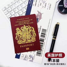 32 Countries Simulation Passport Prop Notebook Creative Gift Filming Stationery School Supplies Journal Pocket Planner