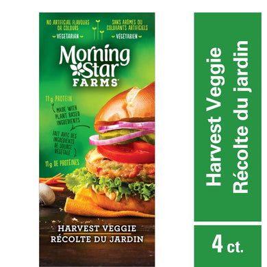 Morningstar Farms, Harvest Veggie Burger, 268g