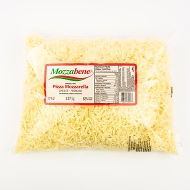 MOZZABENE CHEESE MOZZARELLA SHREDDED 17% PACK OF 4 (9KG)