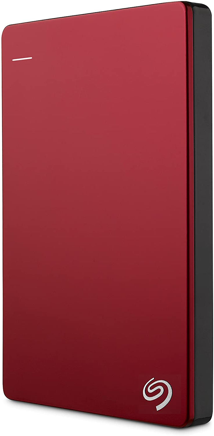 Seagate Backup Plus Slim 1TB External Hard Drive Portable HDD Red USB 3.0 for PC Laptop and Mac, 2 Months Adobe CC Photography - DeliverMyCart.com