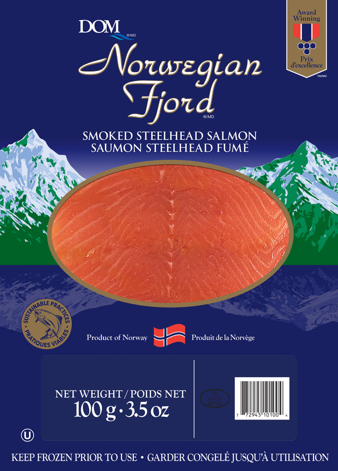 GUSTVSN SALMON SMOKED STEELHEAD PACK OF 4X1 KG