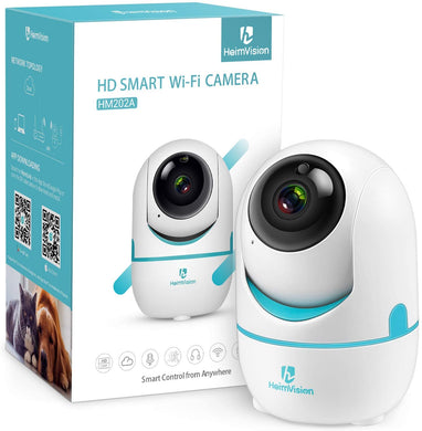 Heimvision HM202A Security Camera, 3MP 2K Surveillance WiFi Camera with Night Vision/PTZ/Two-Way Audio,2.4Ghz 2K Wireless Home Indoor IP Camera for Pet/Baby/Elder/Dog Camera Monitor, Cloud Storage