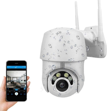 PTZ Wireless Security Camera Outdoor Indoor Surveillance Bullet Camera WiFi IP Camera with FHD 1080P, IP66 Weatherproof, Night Vision, 2-Way Audio, Motion Detection Alarm IP Remote Intelligent Camera