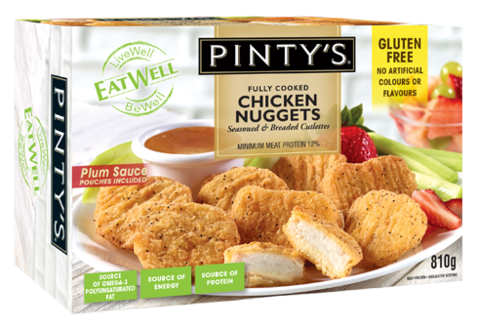 PINTYS CHICKEN NUGGET GLUTEN FREE PACK OF 2X2 KG