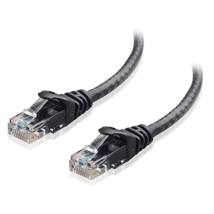 Cable Matters Snagless Cat6 Ethernet Cable 20ft (Cat6 Cable/Cat 6 Cable) in Black 20 Feet - Available 20FT - 150FT in Length