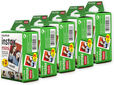 Fujifilm 600015771 Instax Mini Film, White Multi-Pack (100 Exposures)