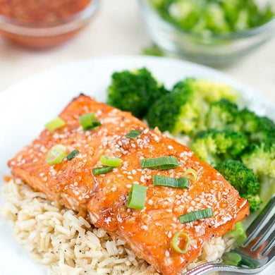Filet Of Salmon Rice Pilaff Diced Carrots with Honey 100% Kosher Pack Of 10 Frozen Meals