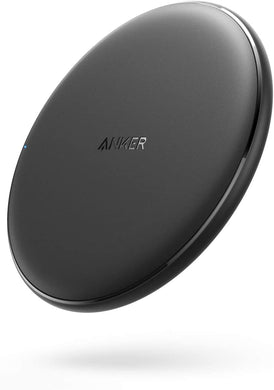 Anker Wireless Charger, PowerWave Pad, Compatible iPhone 11, 11 Pro, 11 Pro Max, Xs Max, XR, XS, X, 8, 8 Plus, 10W Fast-Charging Galaxy S10 S9 S8, Note 10 Note 9 Note 8 (No AC Adapter)