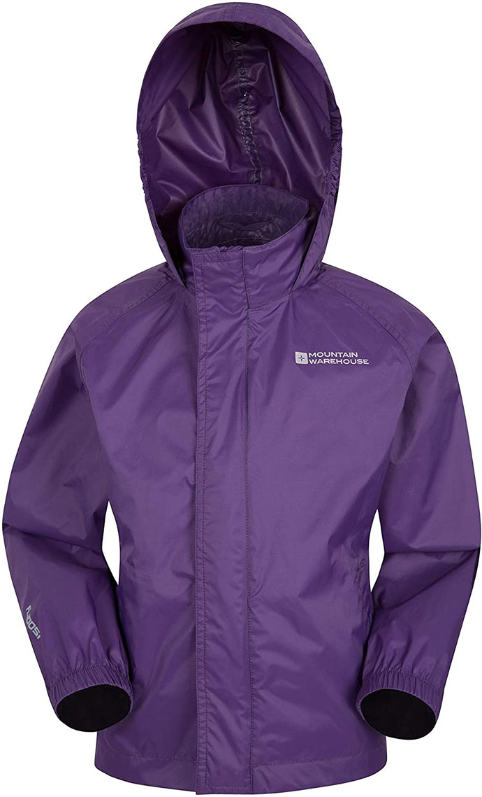 Mountain Warehouse Pakka Kids Rain Jacket - Waterproof - Girls & Boys