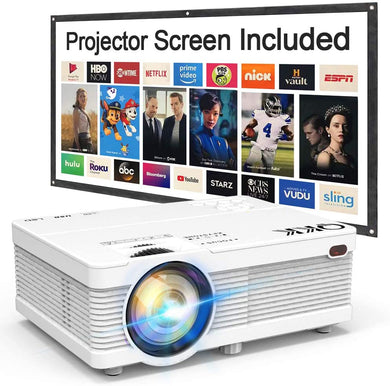 QKK 2020 Newest Mini Video Projector, 100