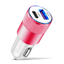 68W PD Car Charger USB Type C Fast Charging Car Phone Adapter for iPhone 13 12 Xiaomi Huawei Samsung S21 S22 Quick Charge 3.0