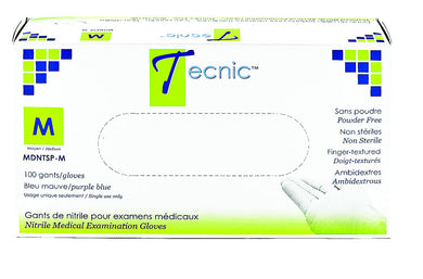 TECNIC GANTS DE NITRILE/ NITRILE GLOVES PACK OF 100