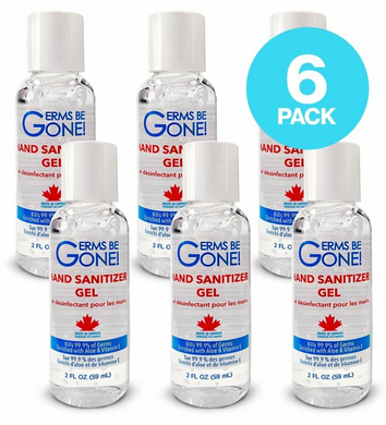 6 bottles - Germs Be Gone - 59mL (2oz)