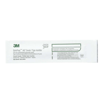 3M SOLUPREP AQ 2% CHLORHEXIDINE GLUCONATE SWAB ALCOHOL FREE PACK OF 50