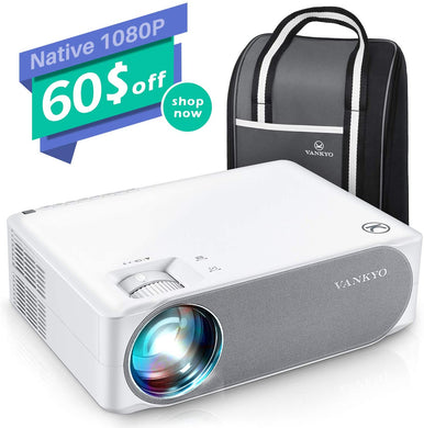 VANKYO Performance V630 Native 1080P Movie Projector, 6500 LUX with 300