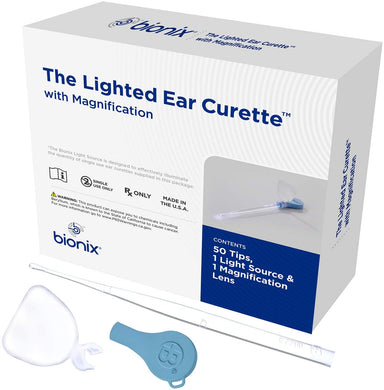 BIONIX LIGHTED EAR CURETTE WITH MAGNIFICATION PACK OF 50