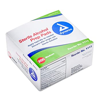 STERILE ALCOHOL PADS PACK OF 200