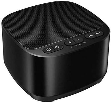 Magicteam Sleep Sound White Noise Machine with 40 Natural Soothing Sounds and Memory Function 32 Levels of Volume Powered by AC or USB and Sleep Timer Sound Therapy for Baby Kids Adults (Black)