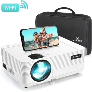 VANKYO Leisure 470 Wireless Projector, Synchronize Smart Phone Screen, Mini WiFi Projector for iOS/Android, 1080P Supported, 4500 LUX with 250