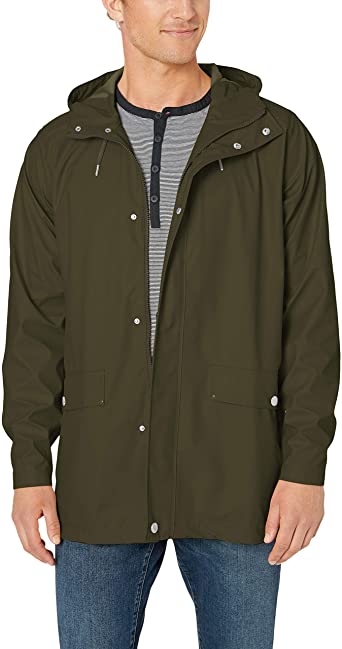 Helly Hansen Mens Moss Hooded Fully Waterproof Windproof Raincoat Jacket - DeliverMyCart.com