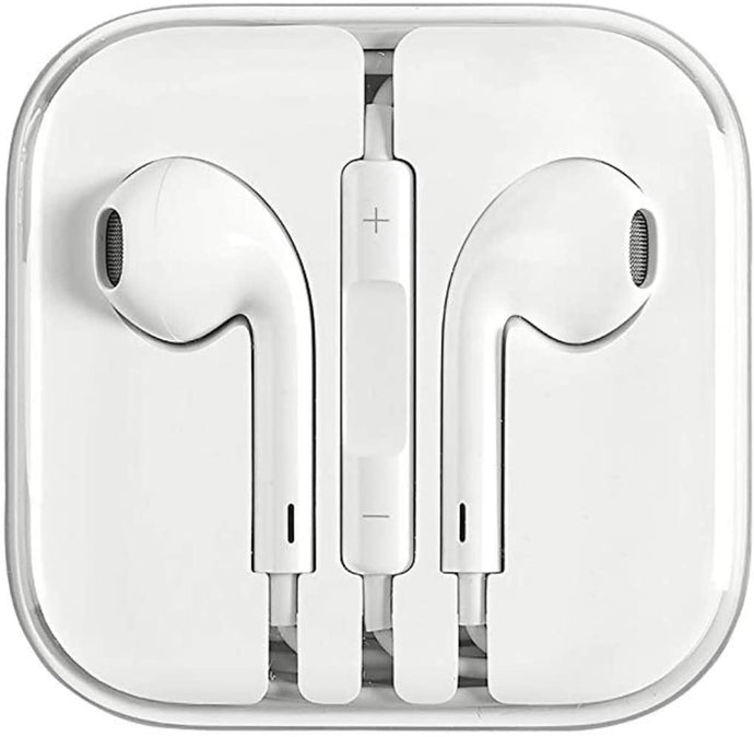 Apple Ear Pods Earphones Headphones Remote Volume Control and Mic in White