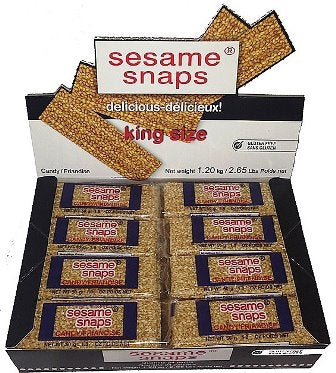 SNACK SESAME SNAP KNG SZ 50GR PACK OF 16