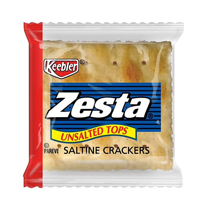 CRACKERS SALTINE ZESTA UNSALTED PACK OF 500X6 GRAMS