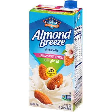 Almond Breeze, unsweetened