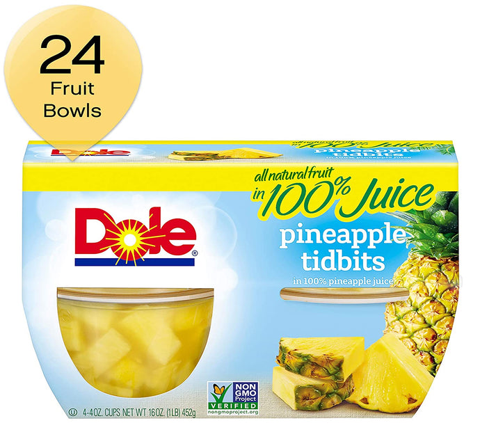 FRUIT CUP PNAPL TIDBITS CDN PACK OF 24(107 ML)