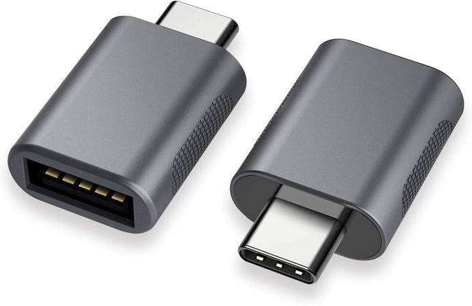 nonda USB C to USB Adapter(2 Pack),USB-C to USB 3.0 Adapter,USB Type-C to USB,Thunderbolt 3 to USB Female Adapter OTG for MacBook Pro 2019/2018,MacBook Air 2020,Surface Go,and More Type-C Devices