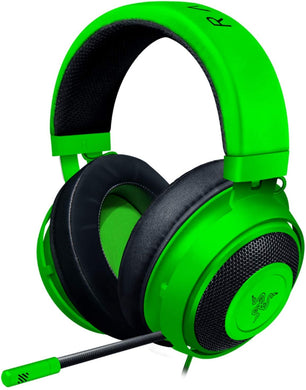 Razer Kraken Gaming Headset: Lightweight Aluminum Frame - Retractable Cardioid Mic - For PC, PS4, Nintendo Switch - 3.5 mm Headphone Jack - Green